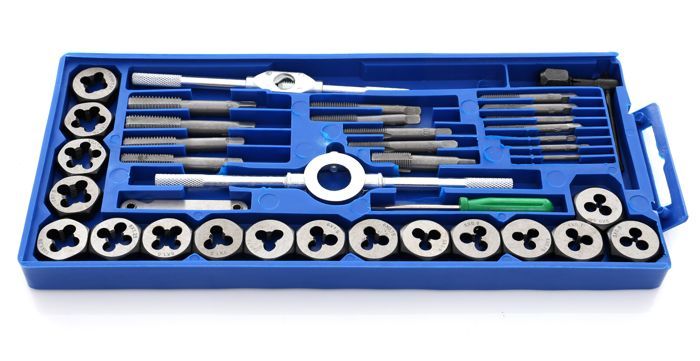 KRAFT&DELE 40-osaline keermepuuride ja keermelõikurite komplekt KD10289 – pilt 3