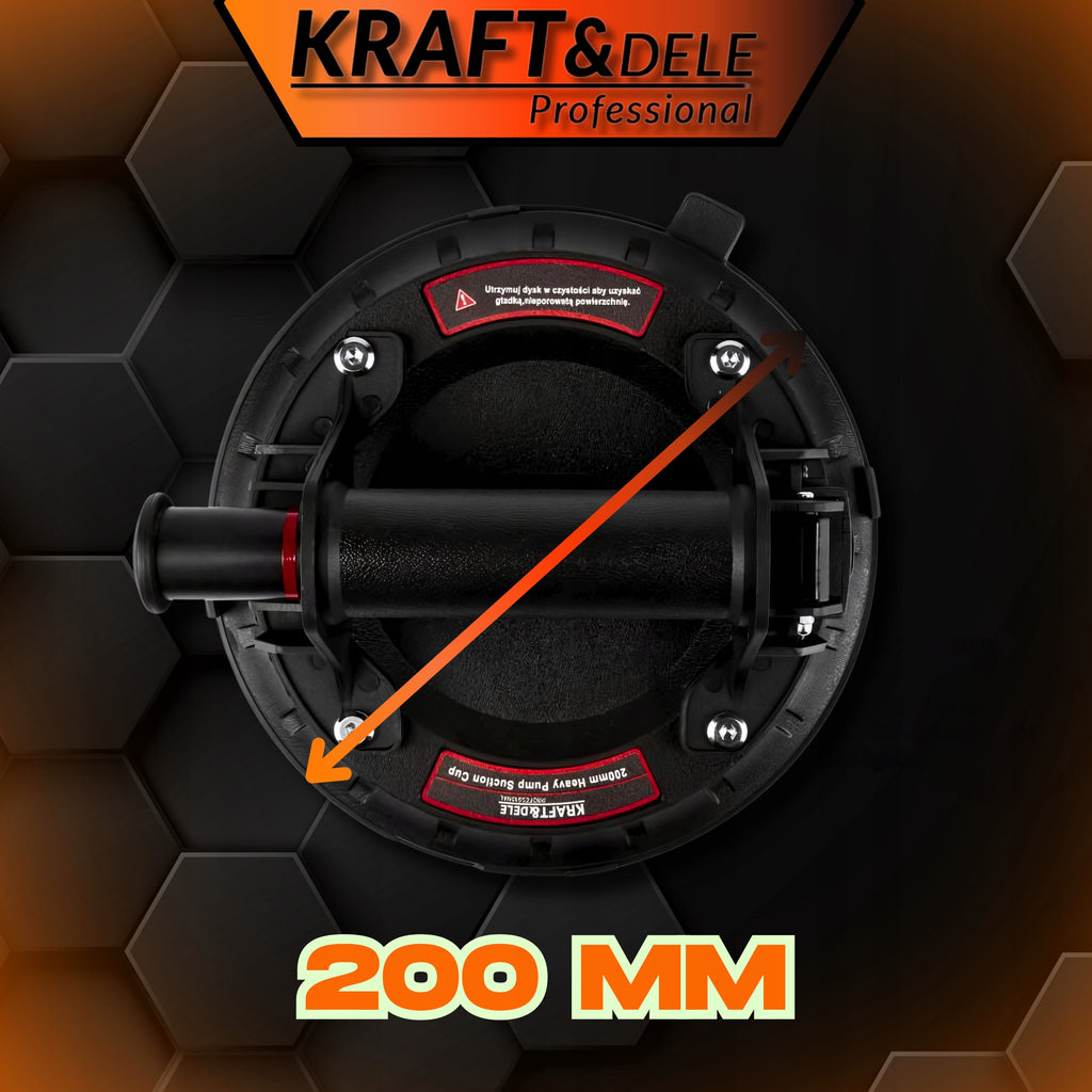KRAFT&DELE Vaakumiminapp 200 mm / 150 kg KD10790