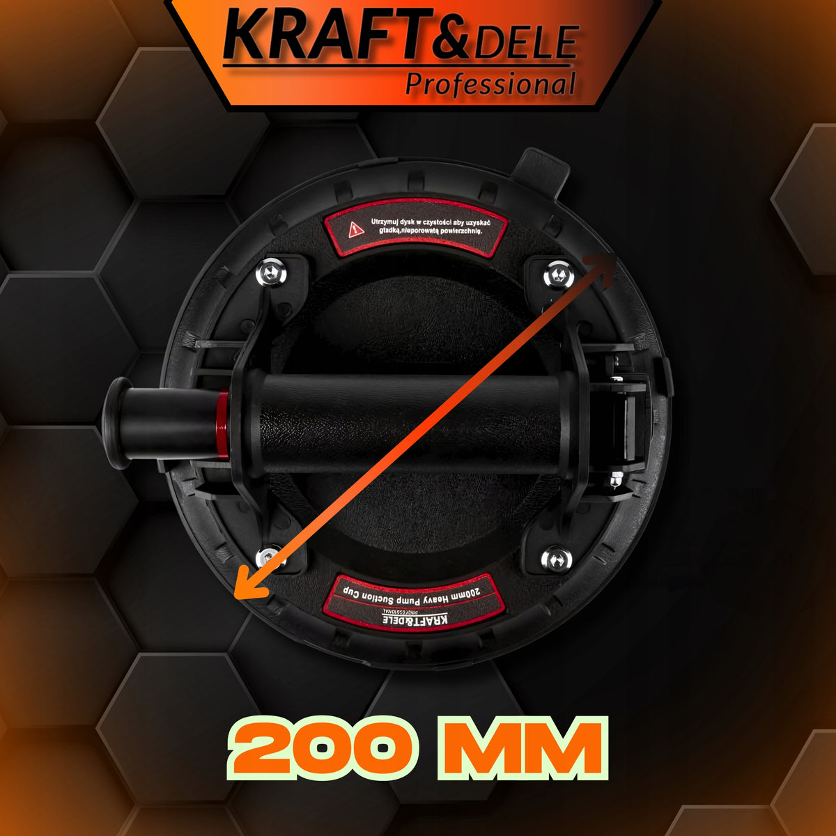 KRAFT&DELE Vaakumiminapp 200 mm / 150 kg KD10790