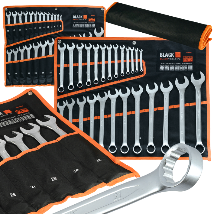 Blacktools CrV leht-silmusvõtmete komplekt, 25 osa 16000-CS – pilt 1