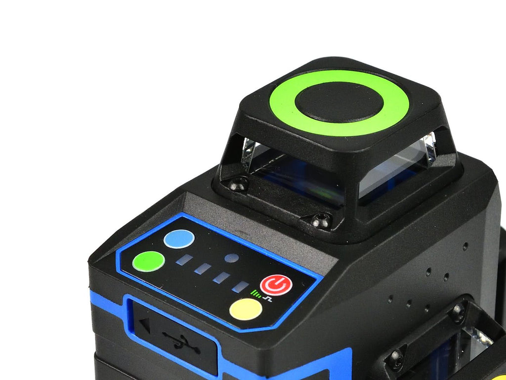 Isetasanduv 3D 12-jooneline roheline lasernivelleerimisriist – pilt 10