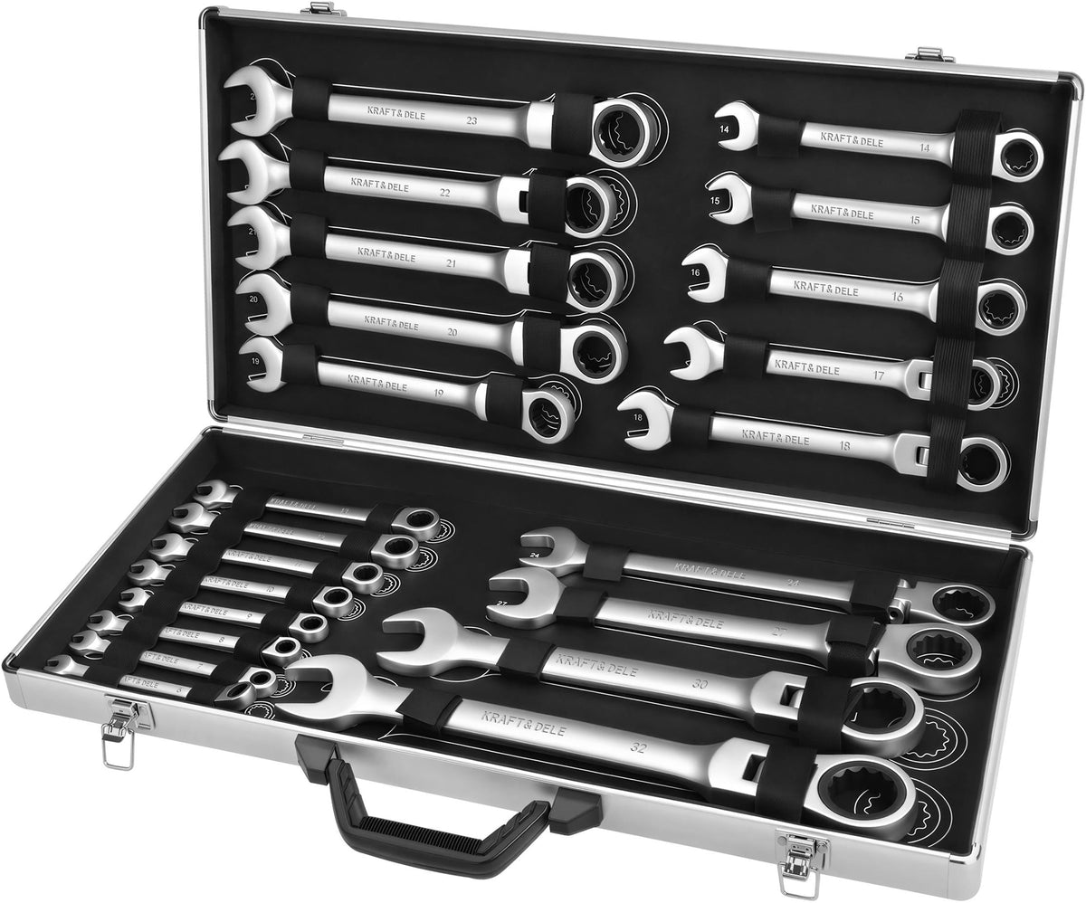 Liigendiga narre-lehtsilmusvõtmete komplekt 6–32 mm, 22 tk KD11053 – pilt 1