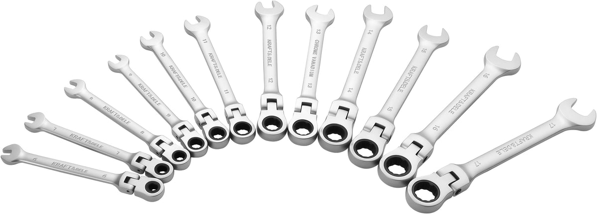 Liigendiga narre-lehtsilmusvõtmete komplekt 6–32 mm, 22 tk KD11053 – pilt 7