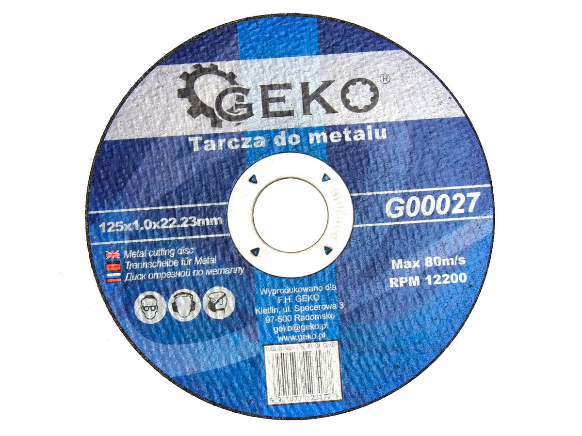 GEKO metallilõikekettad 125 × 1,0 × 22,23 mm, 10 tk G00027 – pilt 1