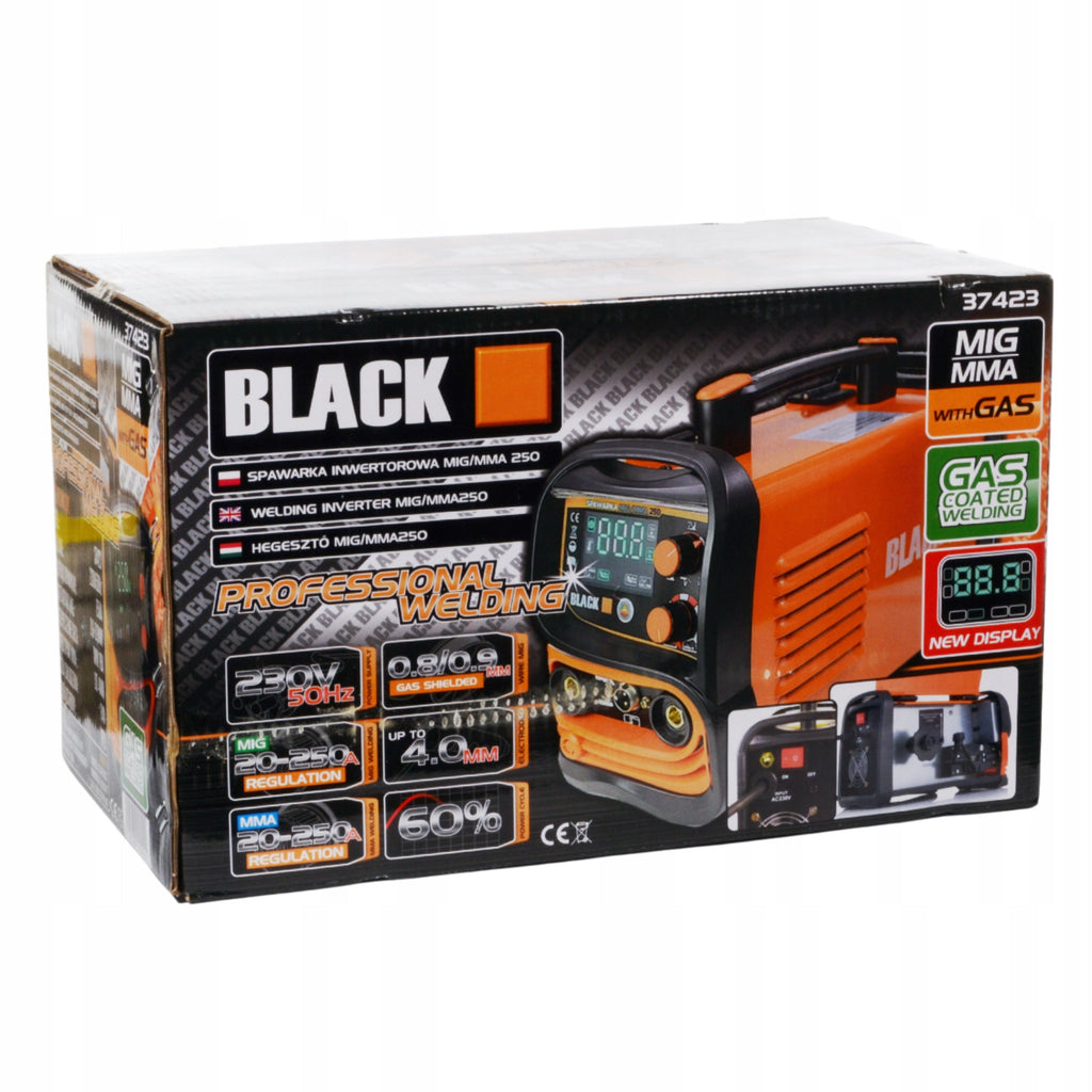 Blacktools 250 A 4-in-1 poolautomaatne keevitusseade MIG/MAG FCAW MMA TIG Lift 37423 – pilt 7