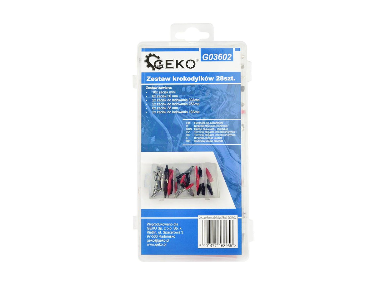28-osaline krokodillklemmi komplekt – pilt 3