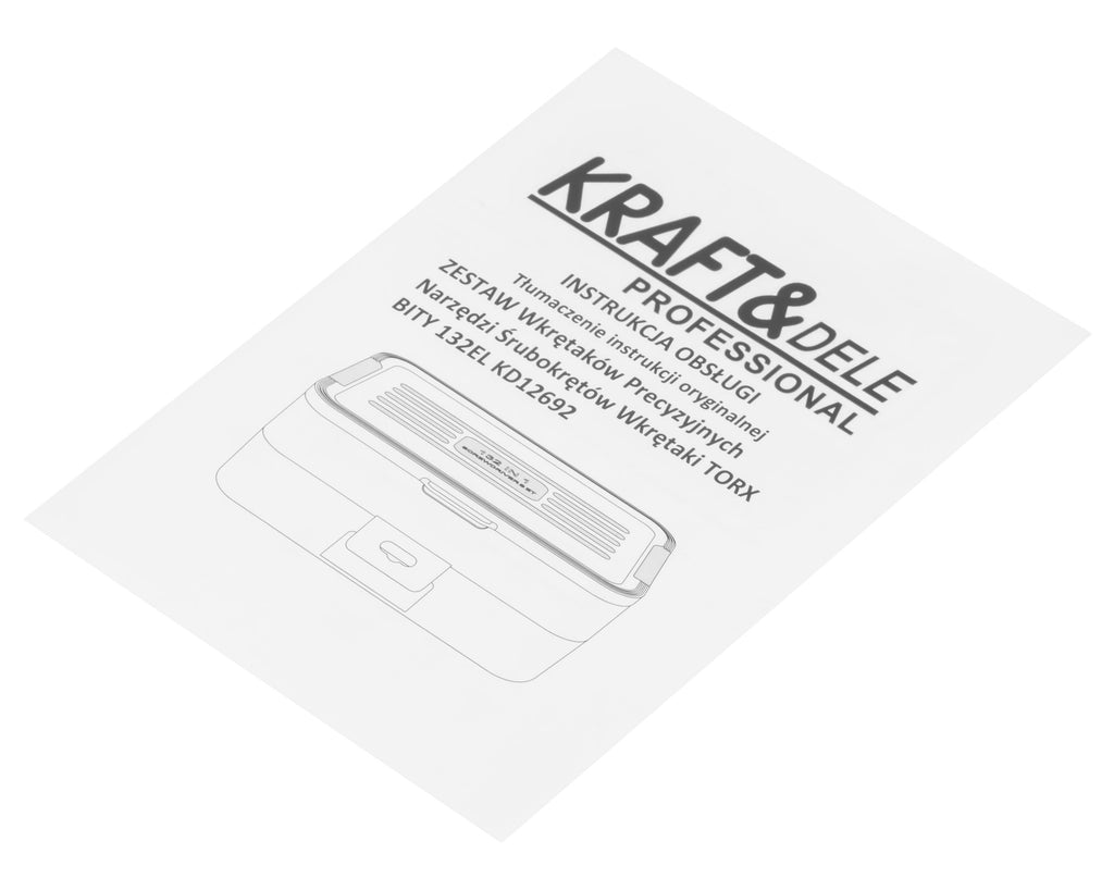 Täppiskruvikeerajate komplekt, 132 tk KD12692 – pilt 7