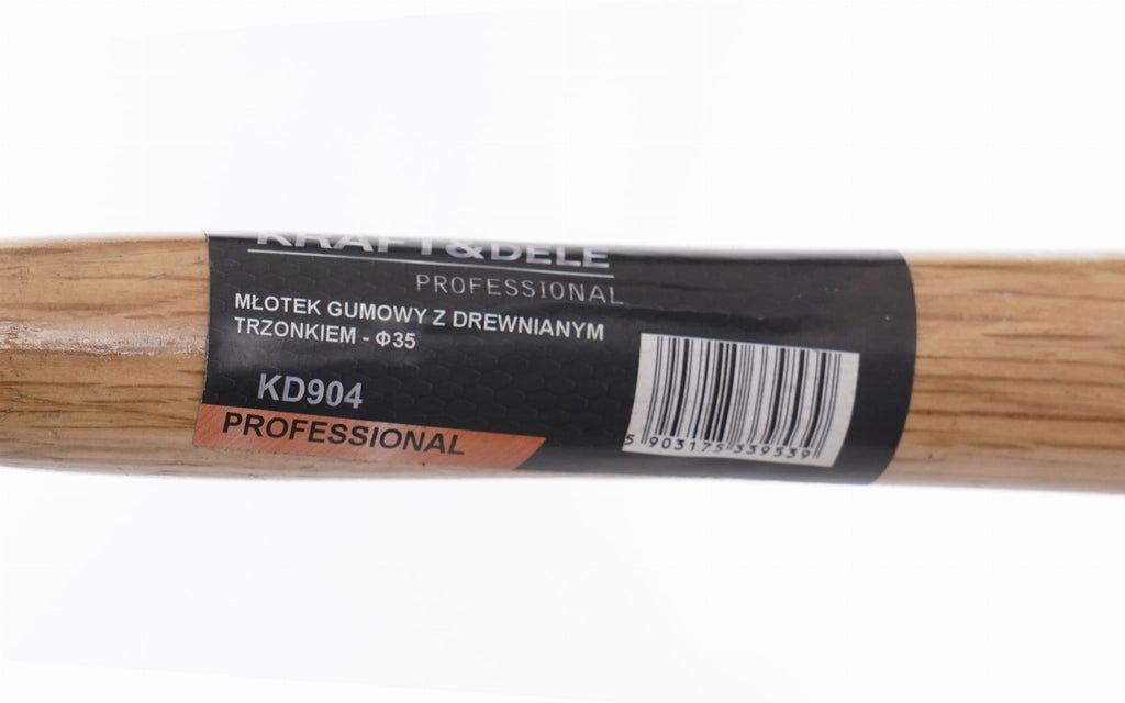 KRAFT&DELE kumm-plastikhaamer puidust käepidemega 35 mm KD904 – pilt 8