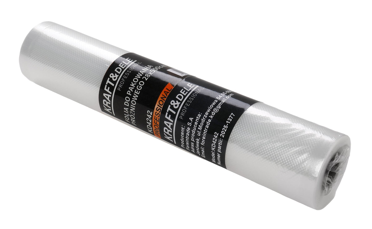 KRAFT&DELE vaakumpakenduskile rull 28 × 500 cm KD4242 – pilt 1