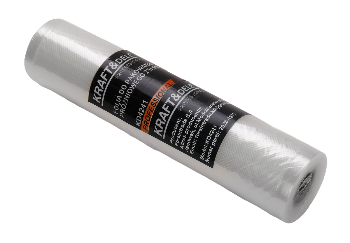 KRAFT&DELE vaakumpakenduskile rull 25 × 500 cm KD4241 – pilt 1
