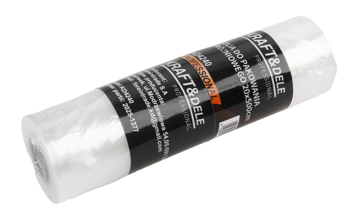 KRAFT&DELE vaakumpakenduskile rull 20 × 500 cm KD4240 – pilt 1