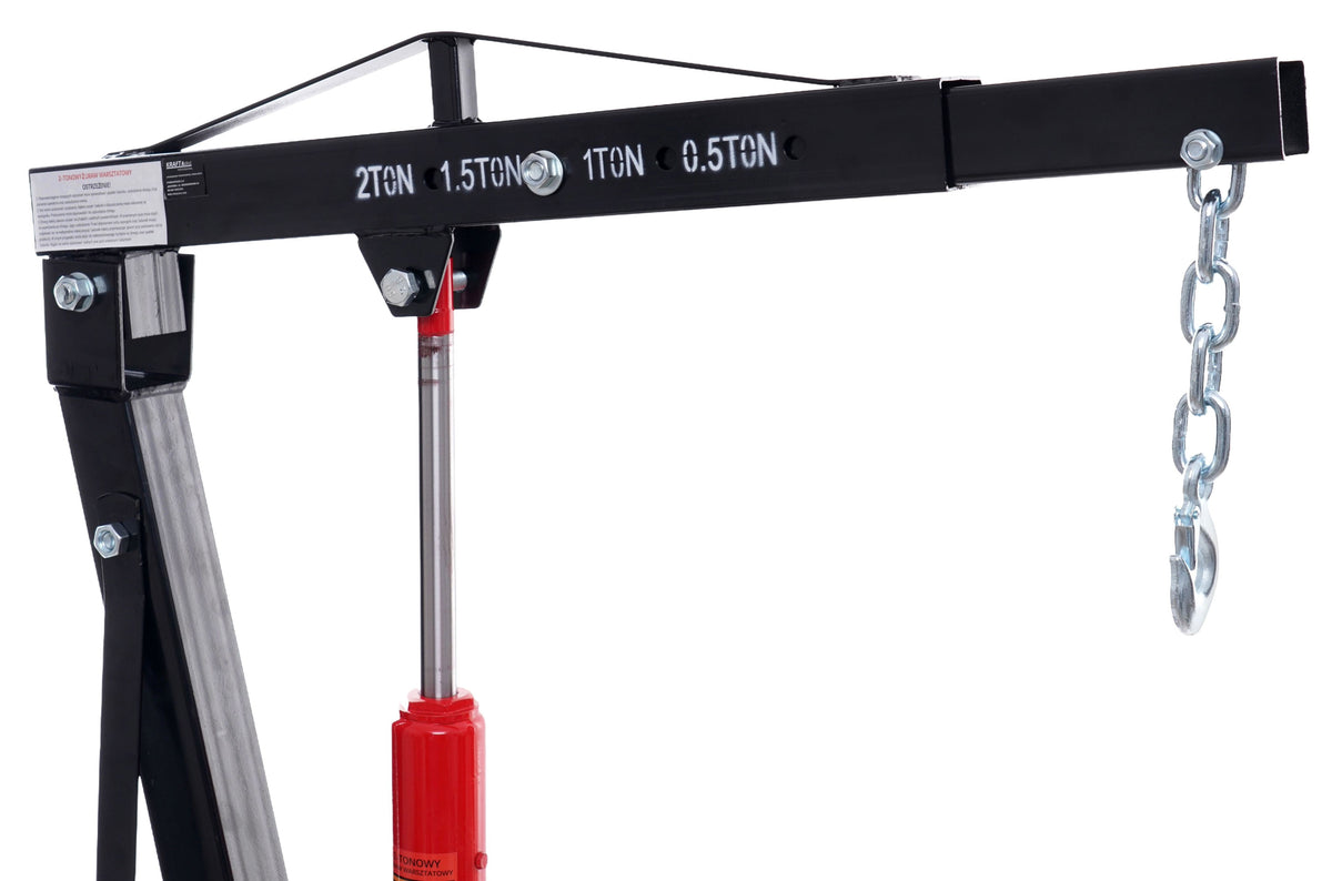 KRAFT&DELE hüdrauliline kokkupandav töökojakraana 2 t, tõstekõrgus 2380 mm KD333 KD333_2K – pilt 8