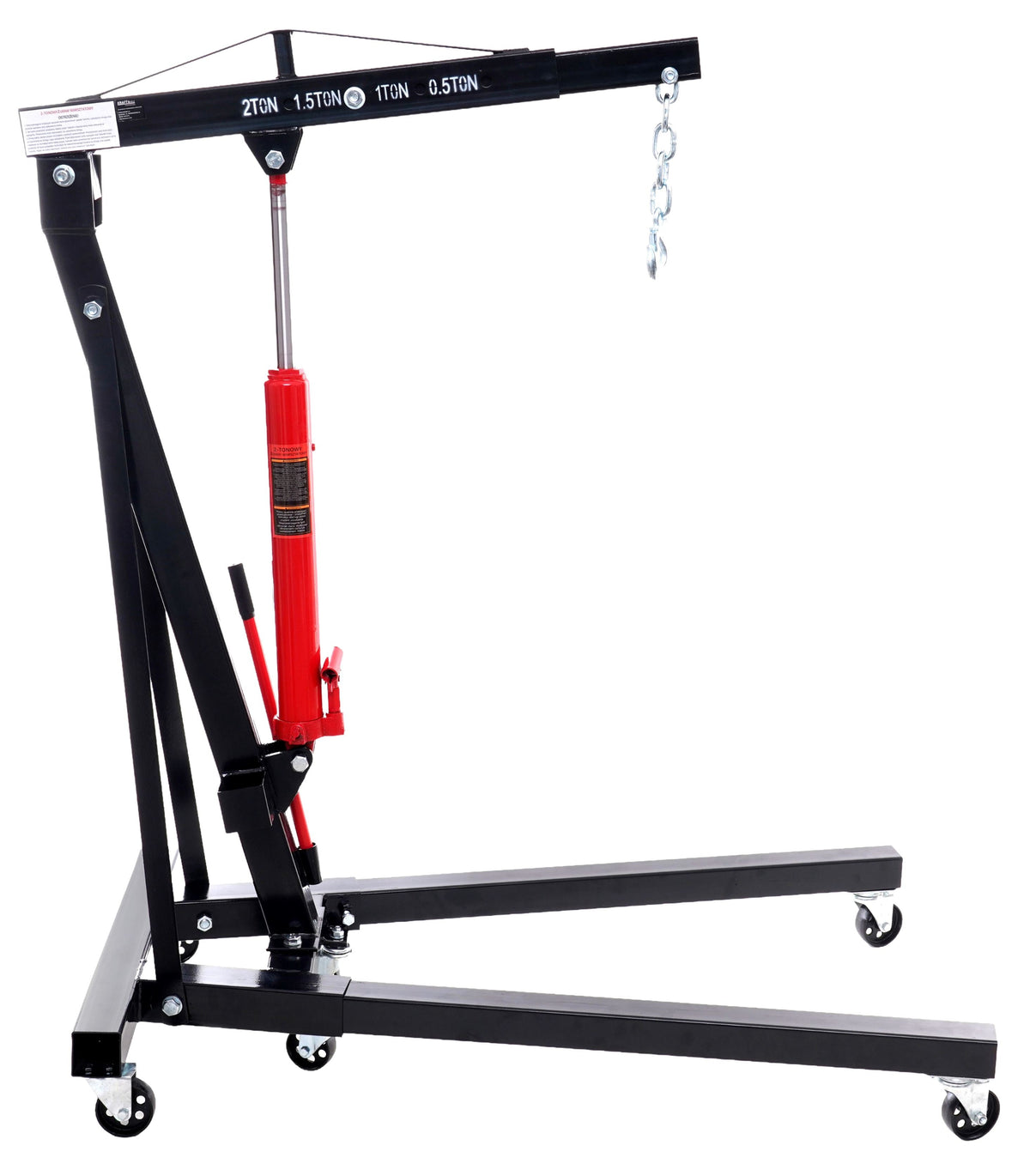 KRAFT&DELE hüdrauliline kokkupandav töökojakraana 2 t, tõstekõrgus 2380 mm KD333 KD333_2K – pilt 10
