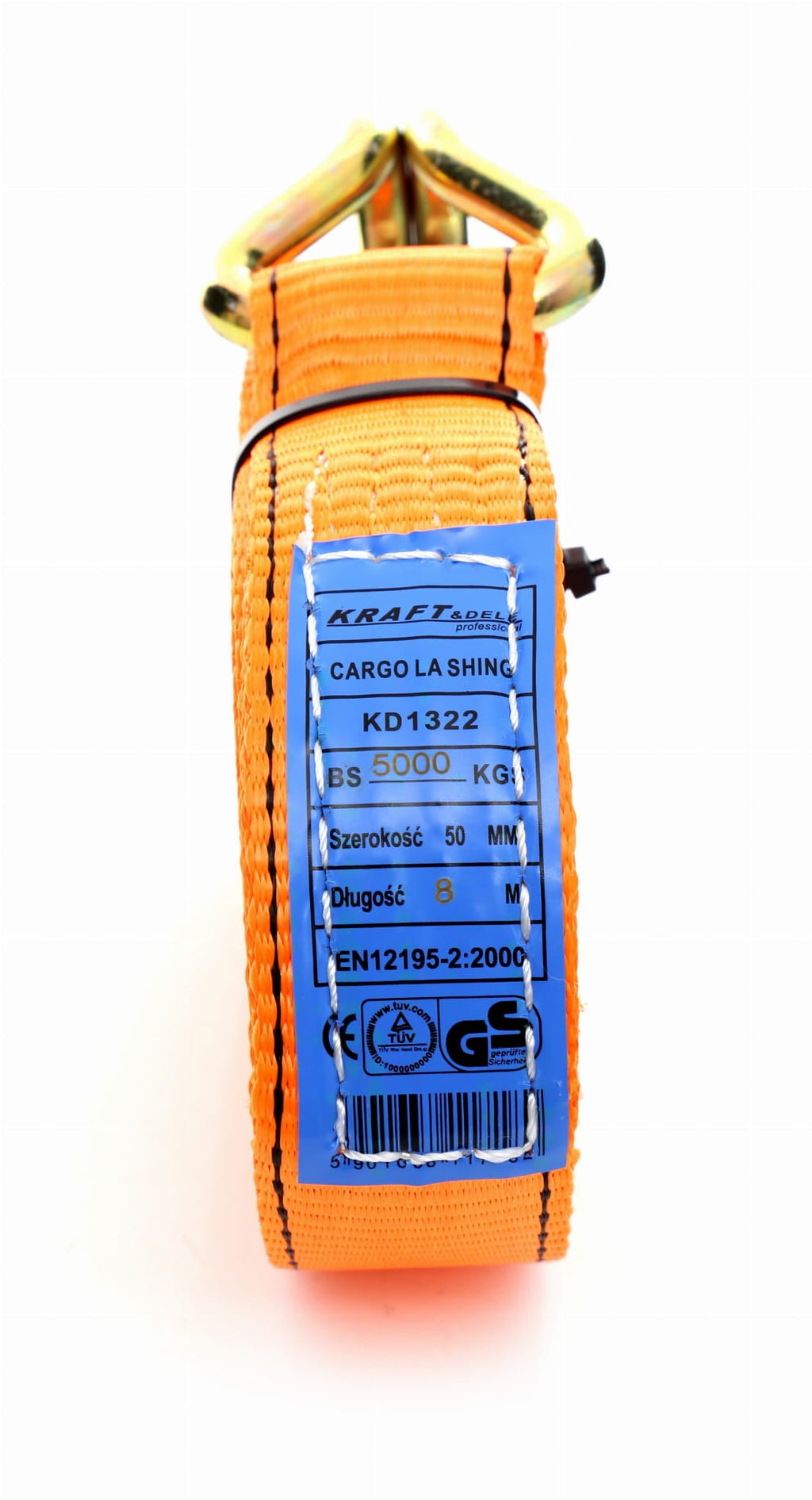 Ühepunktiline transpordirihm 8 m / 50 mm / 5 t KD1322 – pilt 2