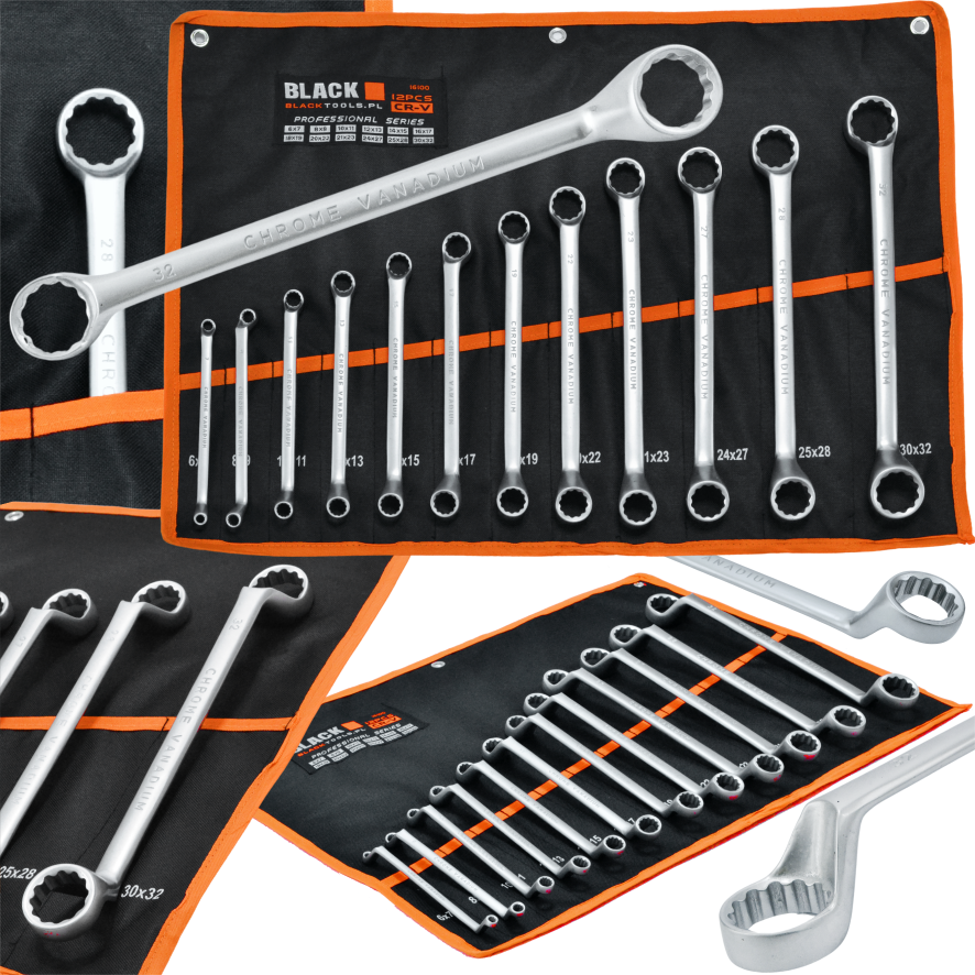 12 tk Black paksud silmusvõtmed 6-32mm – pilt 1