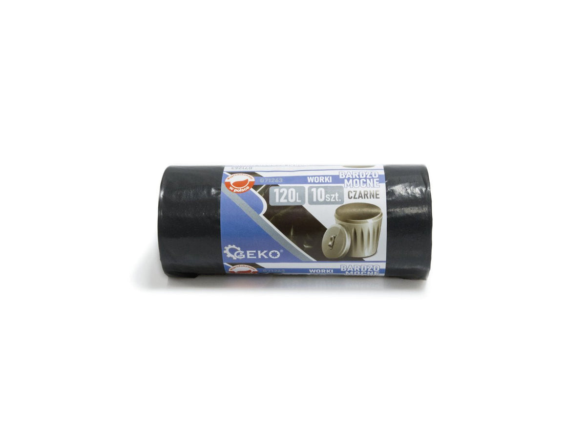 Tugevad prahikotid 120L (10 tk) - must – pilt 2