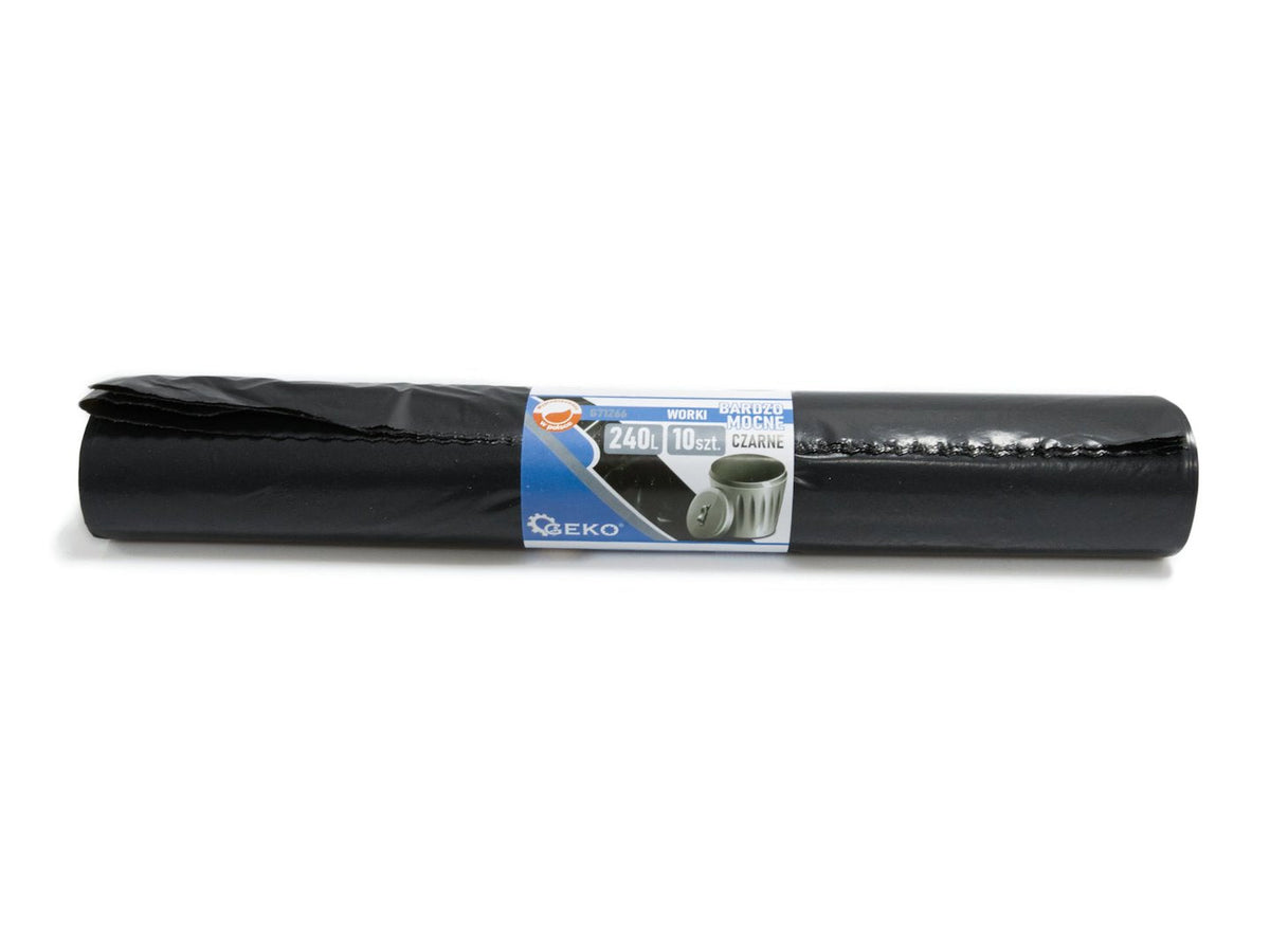 Tugevast materjalist prahikotid 240L (10 tk) - Black – pilt 2