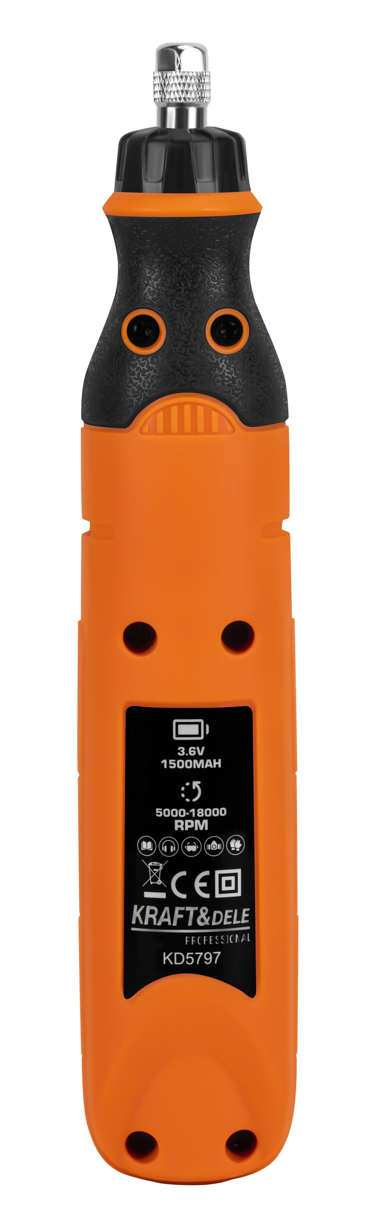 KRAFT&DELE mini juhtmeta lihvija-teritaja 3,2 mm, 20 tarvikuga KD5797 – pilt 5