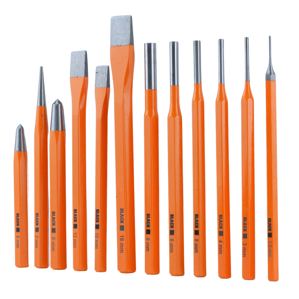 12-osaline metallimeislite, kärnide ja tihvtitornide komplekt 36502 – pilt 6