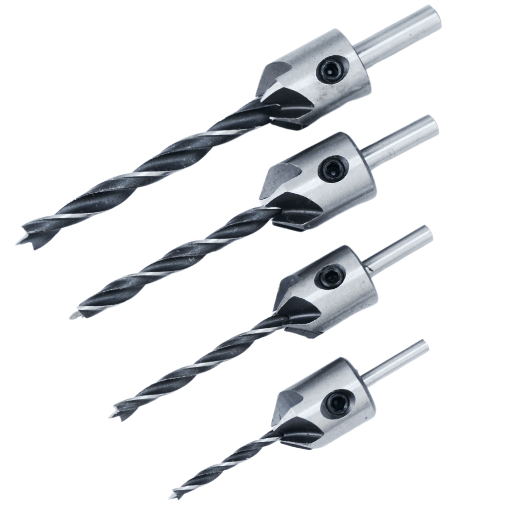 Süvistiga puidupuuride komplekt 4 tk 3–6 mm 33015 (C41) (P) – pilt 2