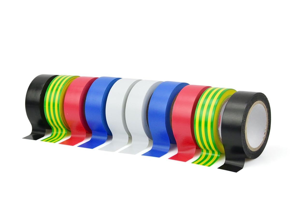 Isolatsiooniteipide komplekt 19 mm x 0.13 mm x 10 m – 10 tk (5 värvi) – pilt 1