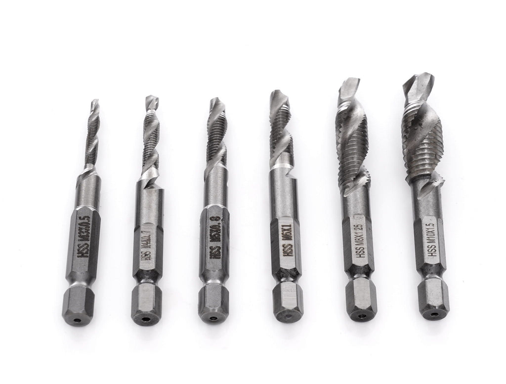 KRAFT&DELE HSS-kombineeritud keermepuuride komplekt 6 tk KD980 (P) – pilt 3