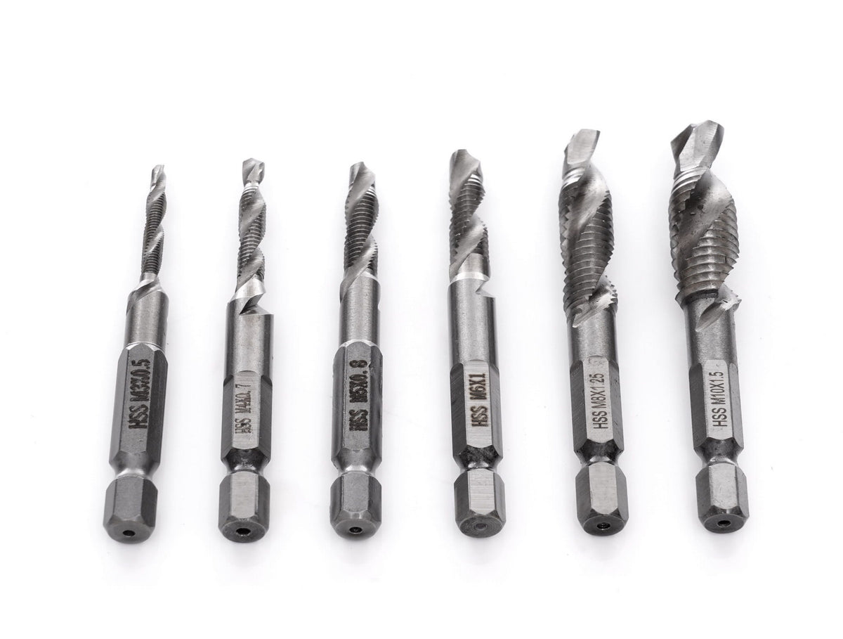 KRAFT&DELE HSS-kombineeritud keermepuuride komplekt 6 tk KD980 (P) – pilt 3