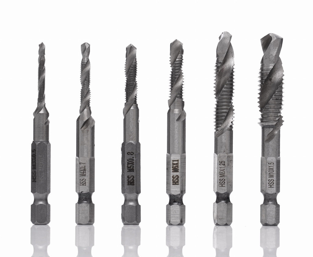 KRAFT&DELE HSS-kombineeritud keermepuuride komplekt 6 tk KD980 (P) – pilt 4