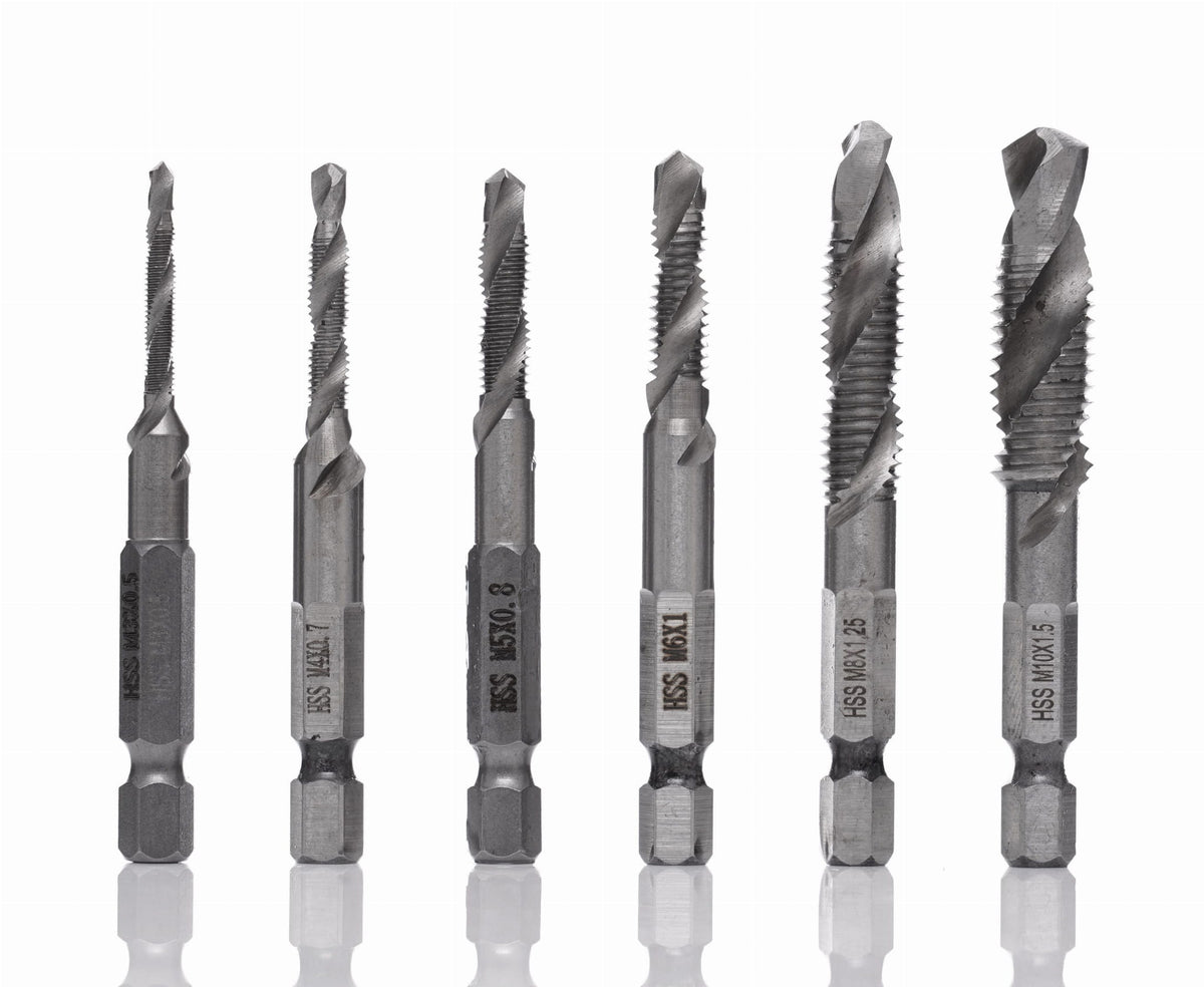 KRAFT&DELE HSS-kombineeritud keermepuuride komplekt 6 tk KD980 (P) – pilt 4