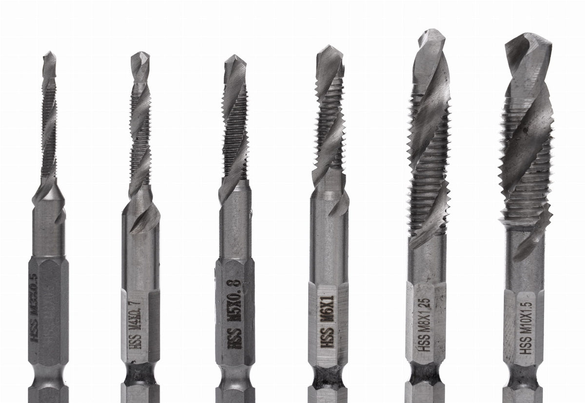 KRAFT&DELE HSS-kombineeritud keermepuuride komplekt 6 tk KD980 (P) – pilt 5