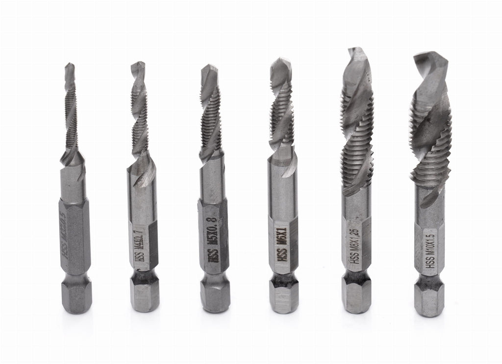 KRAFT&DELE HSS-kombineeritud keermepuuride komplekt 6 tk KD980 (P) – pilt 6