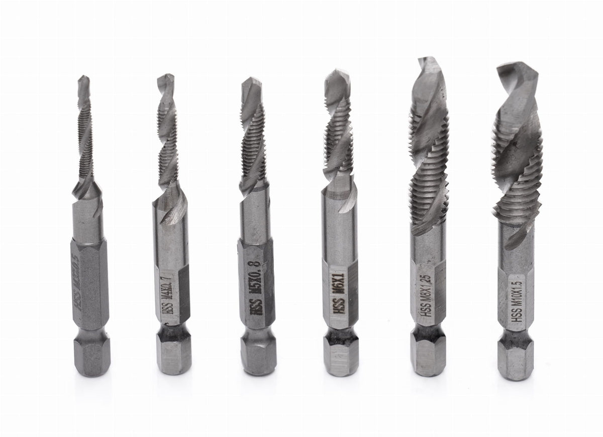 KRAFT&DELE HSS-kombineeritud keermepuuride komplekt 6 tk KD980 (P) – pilt 6