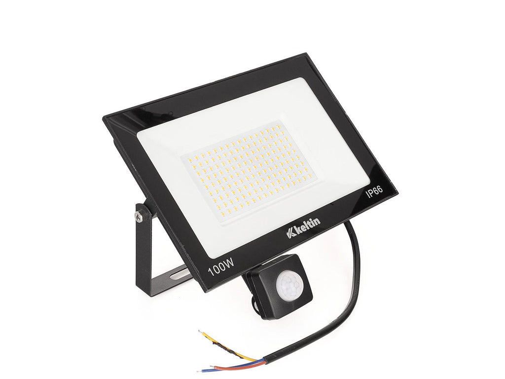 LED prožektor 100W liikumisanduriga – neutraalvalge 4500K – pilt 1