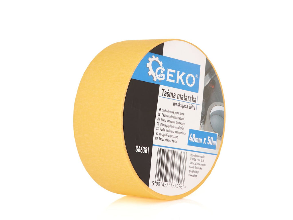 Kollane maalriteip 48 mm x 50 m – pilt 1