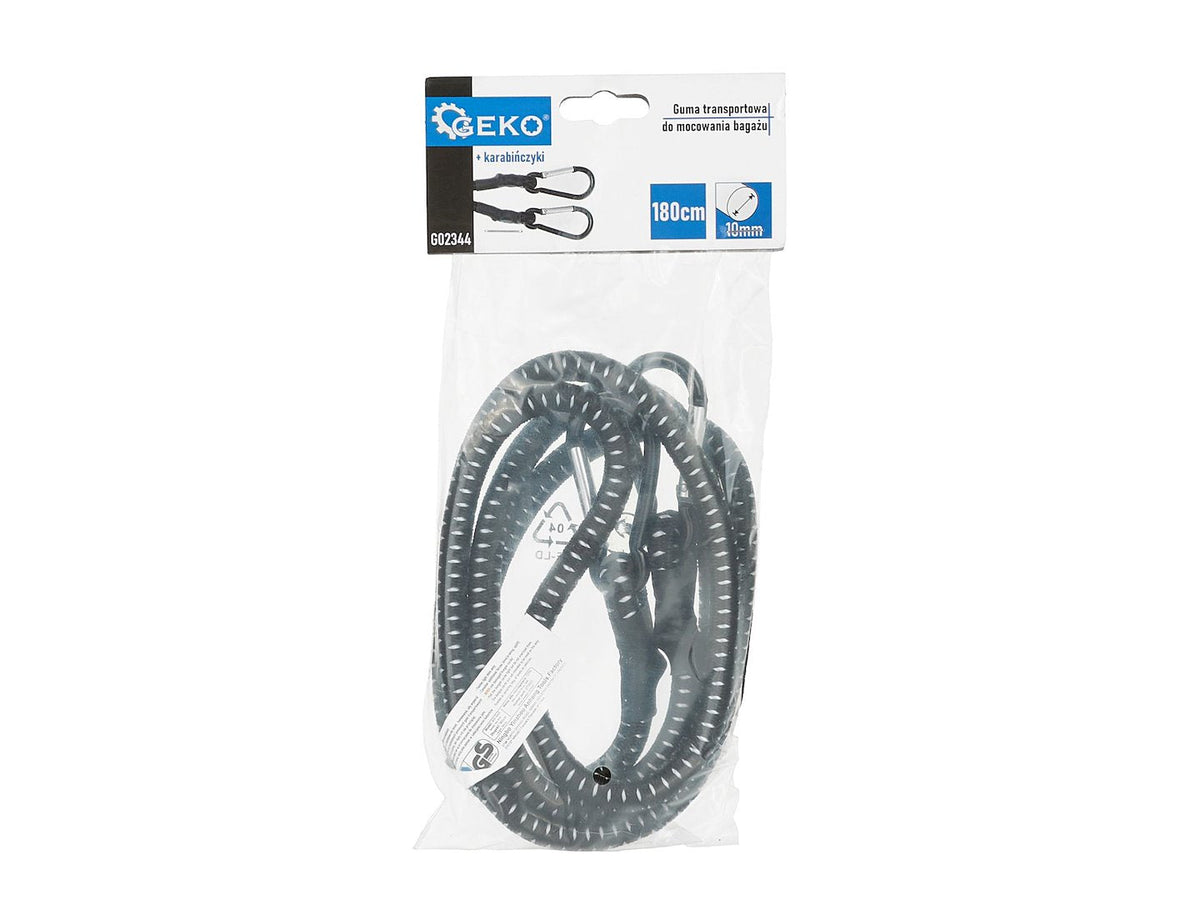 Karabiinidega kummitross, 10 mm x 180 cm – pilt 3
