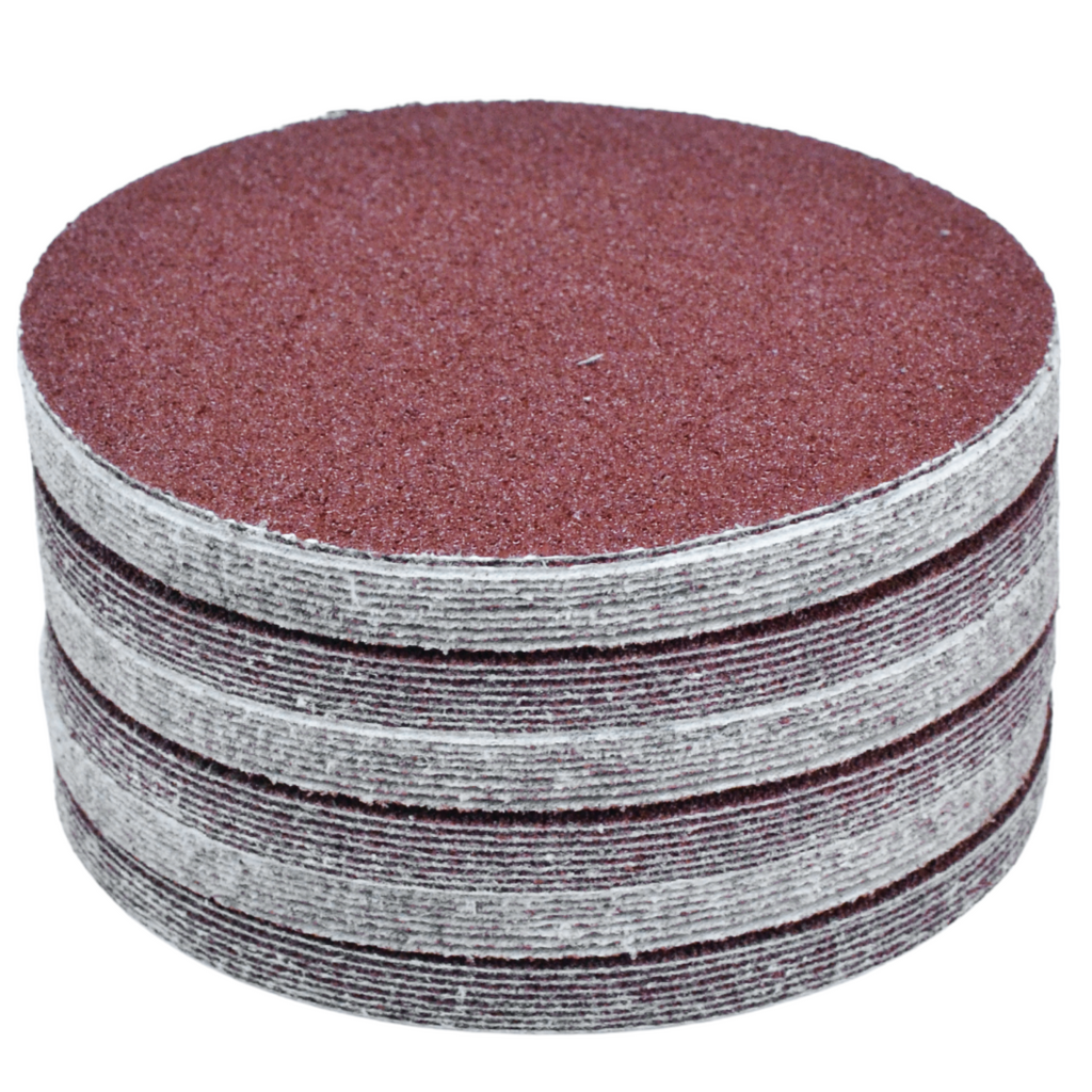 50 tk 125mm P40 Black lihvpaberikettad aukudega – pilt 4
