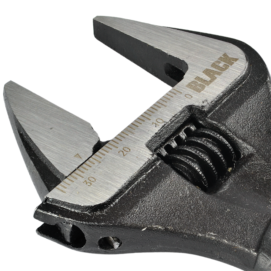 Must Rootsi tüüpi reguleeritav mutrivõti 6″ 0–34 mm 17407 – pilt 5