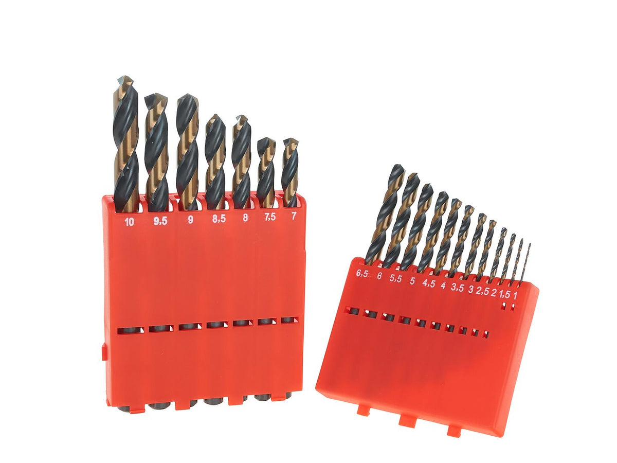 19 tk HSS 1.0–10.0 mm musta ja kuldse metallipuuri spiraalpuuri otsikute komplekt – pilt 3