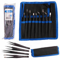 Täppismetallist pintsettide komplekt, 9 tk – pilt 1
