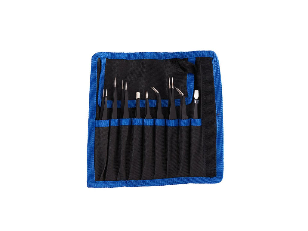 Täppismetallist pintsettide komplekt, 9 tk – pilt 5