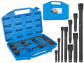 9 tk löökkruvikeeraja padrunpikenduste komplekt 1/4" 3/8" 1/2" CrV – pilt 1