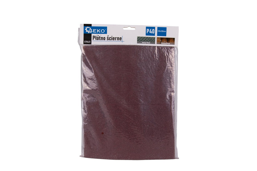 Abrasiivriidest leht 230 x 280 mm P40 – 10 tk pakis – pilt 2