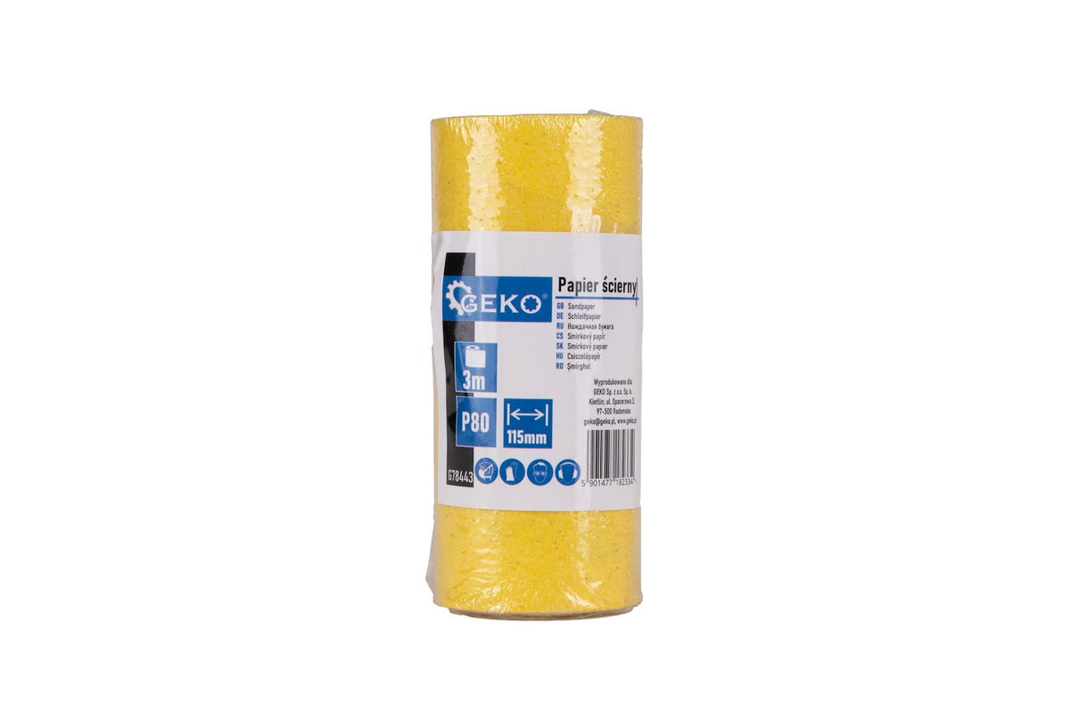 Liivapaber - rull 115 mm x 3 m P80 – pilt 2