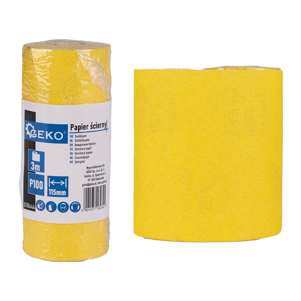 Liivapaber - rull 115 mm x 3 m P100 – pilt 1