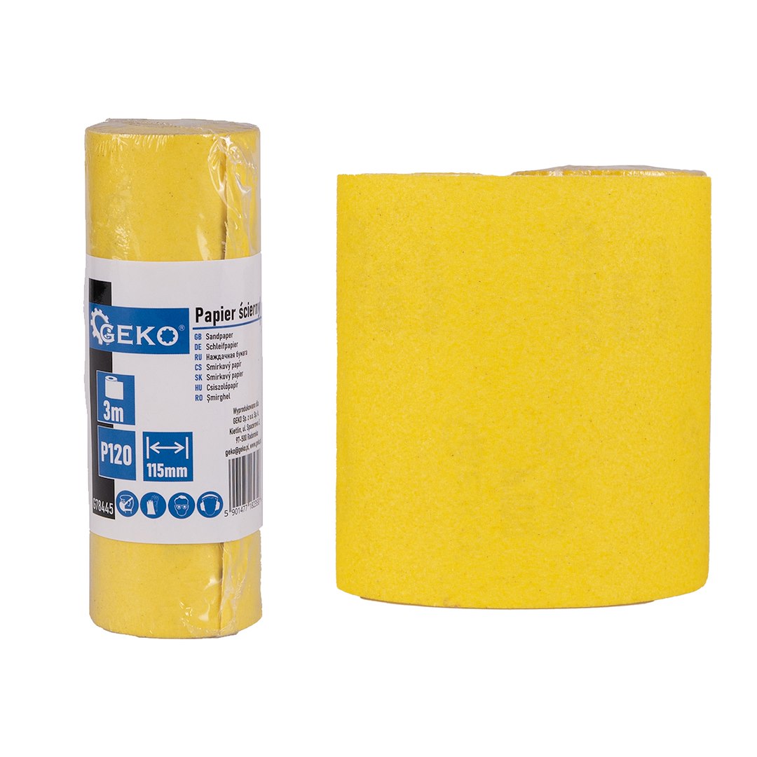 Liivapaberirull 115 mm x 3 m, P120 – pilt 1