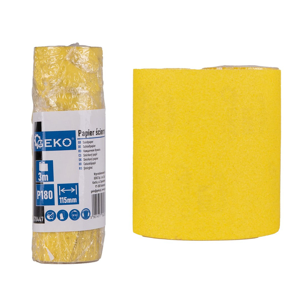 Liivapaber - rull 115 mm x 3 m P180 – pilt 1