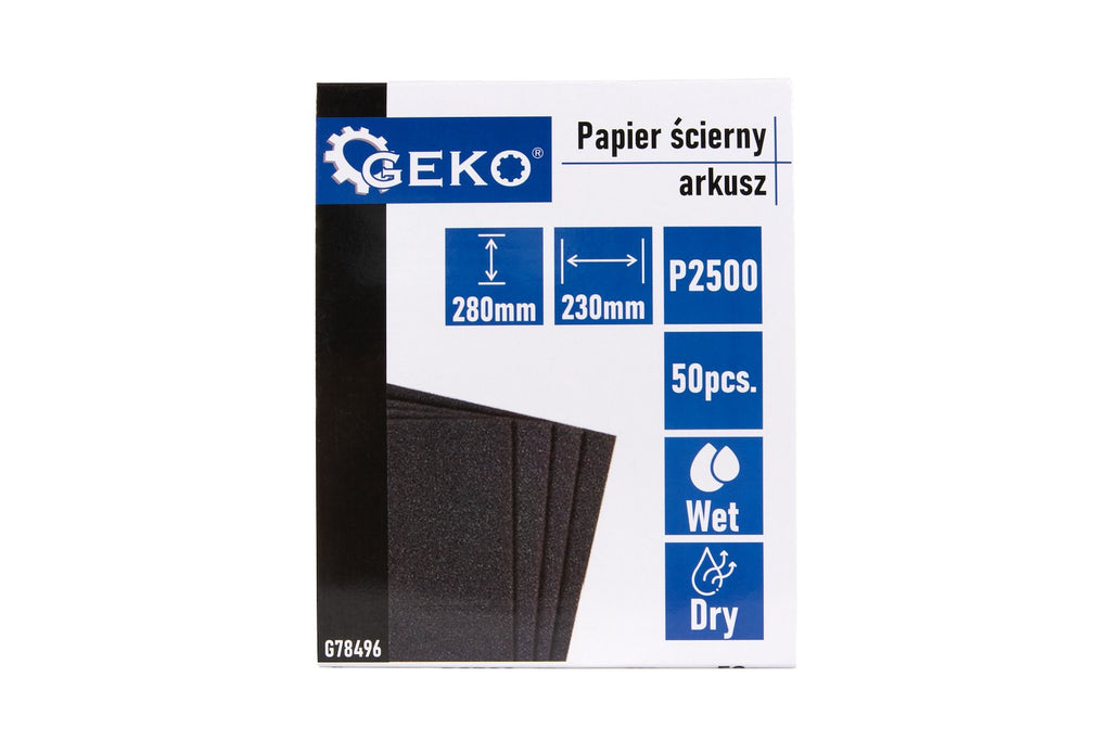 Veekindel liivapaber — leht 230x280mm P2500 – 50 tk pakk – pilt 2