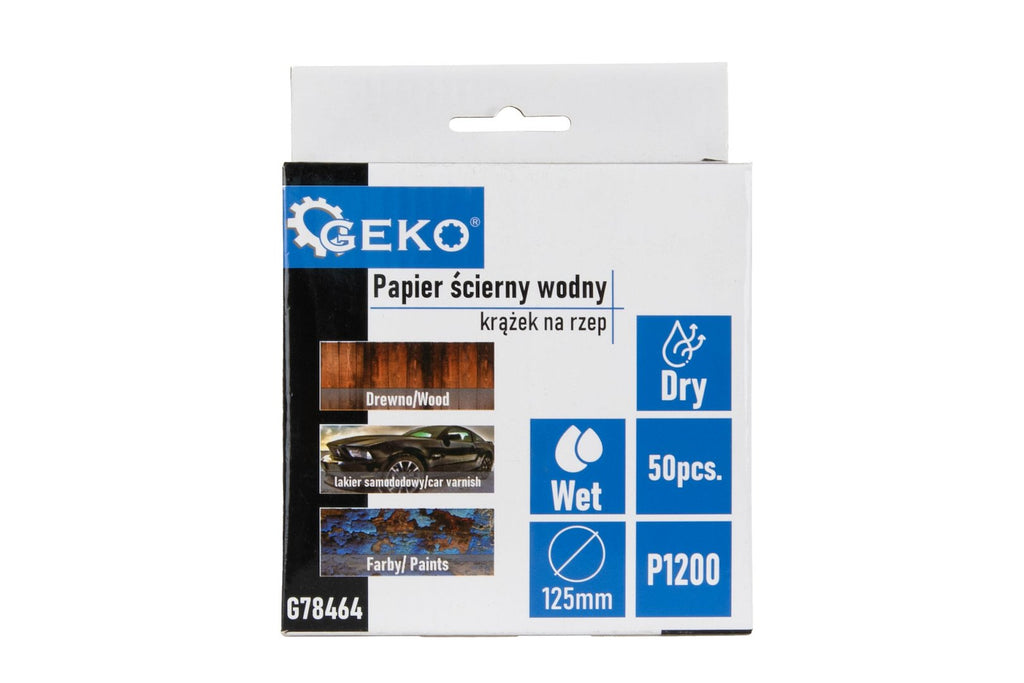 Veekindel lihvpaberiketas 125 mm P1200 – Pakend 50 tk – pilt 2