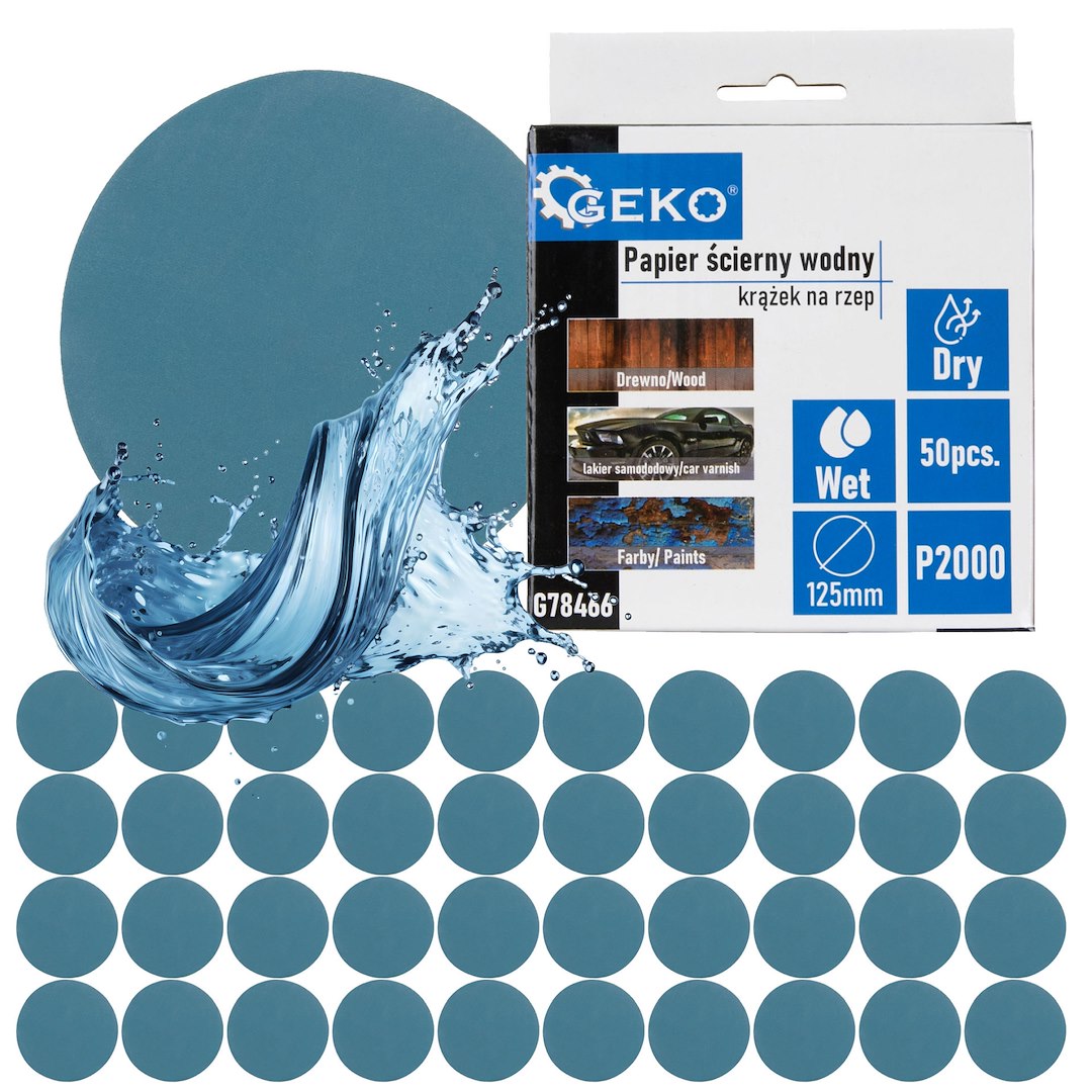Veekindel lihvpaberketas 125 mm P2000 – Pakk 50 tk – pilt 1