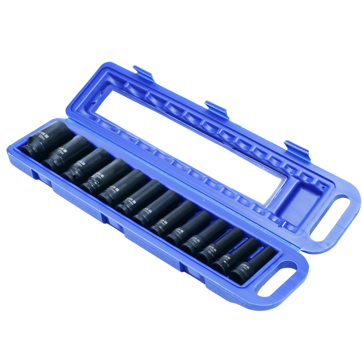 Löök-kuuskantpadrunite komplekt 1/2″, 10–32 mm, 13 tk kohvris 13312 – pilt 3
